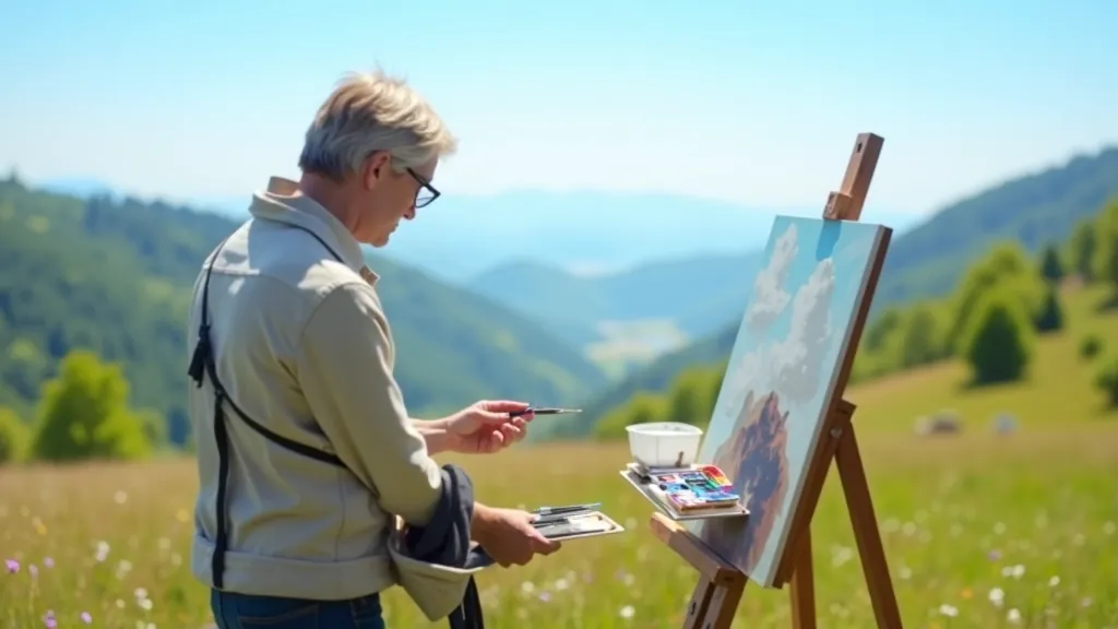 Beginner plein air setup